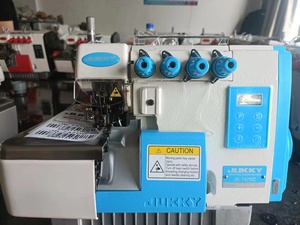 JUKKY Brand Direct Drive Overlock <b>Sewing</b> <b>Machine</b> 4 Thread 747D Industrial Over Lock Colorful - Product Image 2