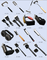 Brosse de nettoyage de gril de barbecue en acier inoxydable à fil robuste et pratique Outil de nettoyage de cuisine