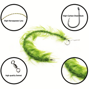 Nuevo, 2 Piezas/<span class=keywords><strong>Bolsa</strong></span>, Aparejos de <span class=keywords><strong>Pesca</strong></span> de Carpa, Camuflaje de Algas Marinas, Ecológico, Línea de <span class=keywords><strong>Pesca</strong></span> de Acero al Carbono 8246, Accesorios para <span class=keywords><strong>Pesca</strong></span> con Caña, Trucha, Lubina - Product Image 5