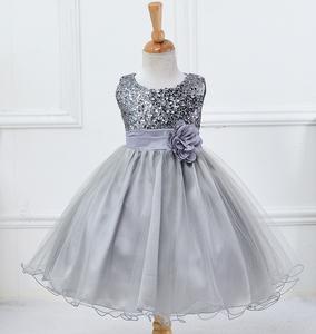 Robe de mariée princesse en tulle à sequins pour bébé, jupe à sequins pour enfant, vêtements pour filles, tutu floral, robe de fête pour filles - Product Image 4