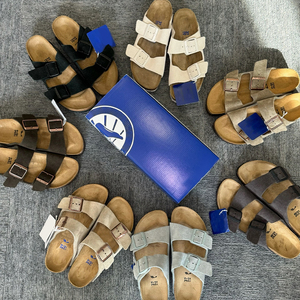 Birkenstocks Custom Tock Clogs, sandales confortables antidérapantes en daim, <span class=keywords><strong>semelle</strong></span> en liège, toutes saisons, pour hommes et femmes, plage - Product Image 1