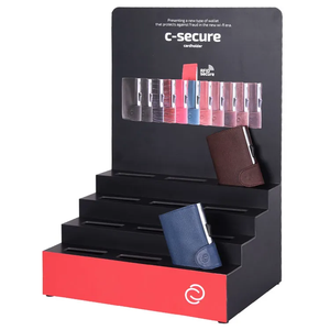 Rak Display papan busa PVC Logo kustom rak Display promosi konter lantai berdiri kosmetik tampilan Forex - Product Image 5