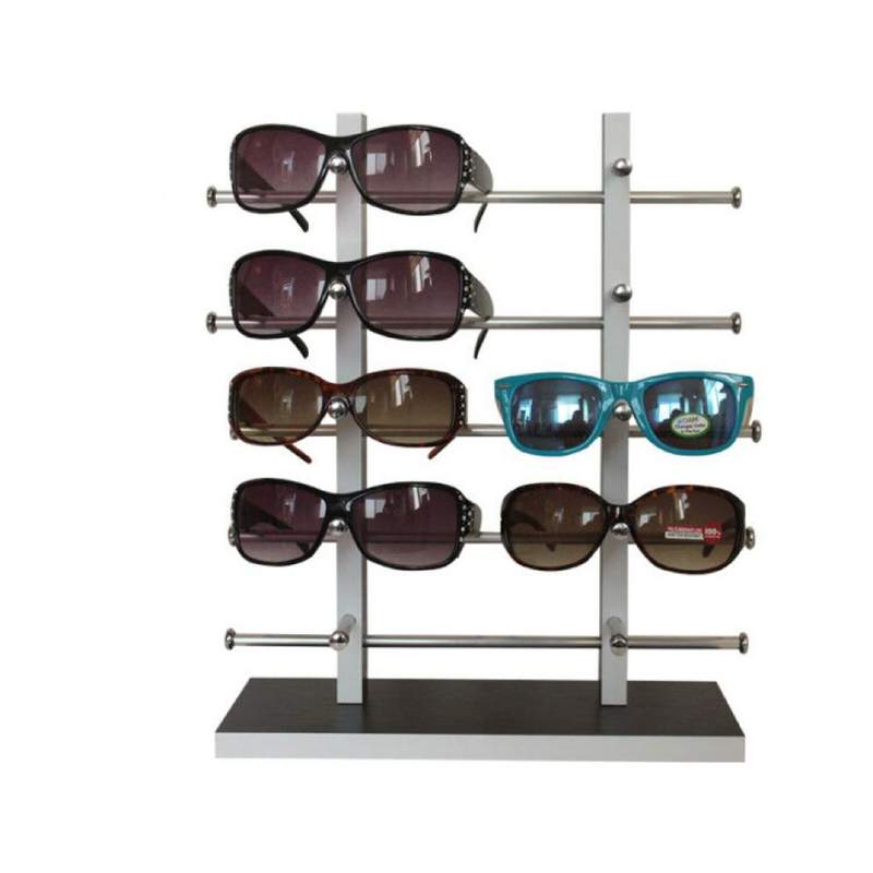 Single Row Wooden Eyeglass Display Stand