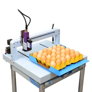 מדפסת תאריך ביצה חדשה 2024 מכונת הדפסת ביצים חכמה ניידת מדפסת תאריך תפוגה עבור ביצה tij