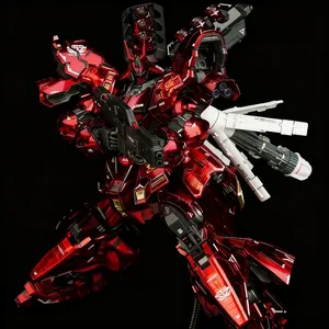 En stock RG 1/144 Sazabi Kit de montage de modèle en plastique transparent avec placage mécanique, figurine articulée avec emballage d'origine - Product Image 2