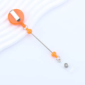 Diy Kralen Badge Haspel Intrekbare Naam Kaart Studentenbureau Verpleegkundige Id Naam Kaart Badge Houder Haspel - Product Image 6