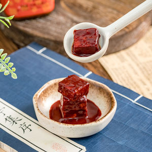 Sauce traditionnelle chinoise pour fondue, tofu fermenté <span class=keywords><strong>rouge</strong></span>, cubes de tofu fermenté pour fondue, sauté, nouilles, bouillie - Product Image 3