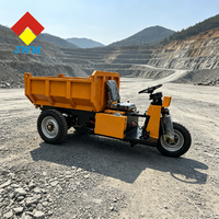 Chariot benne électrique 3500W 72V à insertion directe, essieu arrière 1,5 tonne pour équipement minier Bogota Colombie, machine Zhengzhou