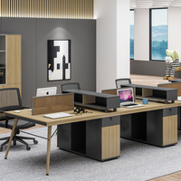 Bureau d'ordinateur pour personnel personnel, combinaison de 2, 4, 6 personnes