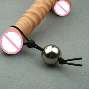 Dispositivo di castità con allungamento del pene per Extender della barella per il peso pesante della sfera di metallo di Amazon 170g/5.99oz - Product Image 6