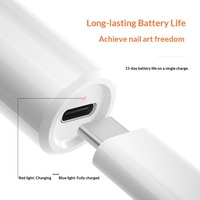 Lampe UV LED rechargeable miniature pour le séchage des ongles, avec rotation à 360° °   Écran d'affichage multifonction rotatif