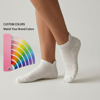 Chaussettes antidérapantes personnalisées avec logo, respirantes, invisibles, pour le yoga, le pilates, la remise en forme, l'entraînement, OEM ODM en gros