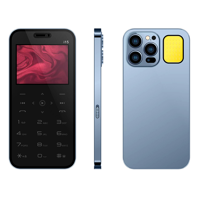 I15 3.0inch 3 SIM Card Slot Big Screen Senior Feature Phone OEM China Keypad 2G GSM Mobile Phone