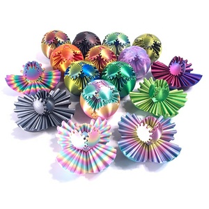 Nouveau design 2026 : Jouet de bain créatif en plastique ABS imprimé en 3D, avec engrenages rotatifs colorés, modèle de puzzle, balle à engrenages, balle tournante - Product Image 1