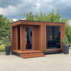 Nouvelle Arrivée : Cabine <span class=keywords><strong>de</strong></span> Sauna Extérieure en Bois Carbonisé Isolée et Étanche, Modèle A-Frame, pour Complexes Hôteliers, Fermes et Jardins - Product Image 6