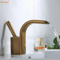 Beelee En Laiton Mitigeur De Lavabo Évier Robinets En Laiton Antique de Haute Qualité Robinet de Lavabo
