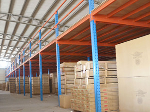 クラッキング鋼構造メザニンフロアシステム (ガードレールと階段付き) 工業用カスタムメザニンフロアシステム - Product Image 5