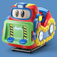 Pièce de monnaie en fibre de verre renforcée en plastique jouet voiture MP5 projet équipe lieu jeu vidéo balançoire Machine jeu Machine Kiddie Ride