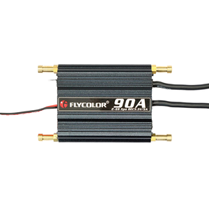 Flycolor fırçasız RC ESC 50A/70A/Metal/120A/Metal elektronik hız kontrol için <span class=keywords><strong>2</strong></span>-6S Lipo BEC 5.5V/5A programlama kartı için Metal - Product Image 2