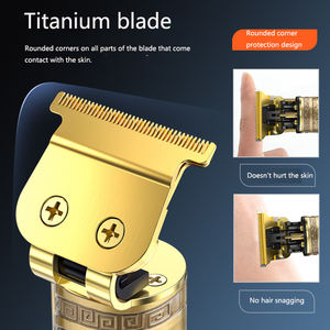 Rasoio e Regolabarba <span class=keywords><strong>Professionale</strong></span> Vintage Serie T9 Tagliacapelli Cordless da <span class=keywords><strong>Uomo</strong></span> e Barbiere con Ricarica USB - Product Image 3