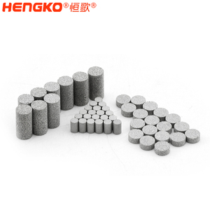 Hengko thiêu kết bột xốp kim loại đồng titan thép không gỉ lọc các yếu tố đĩa để lọc chất lỏng khí - Product Image 3