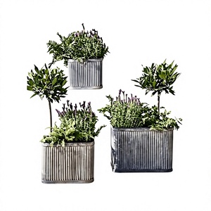 Macetas Galvanizadas de Diseño Moderno, Maceteros Personalizados en Tamaño y Forma con Calidad Exclusiva para Uso en Exteriores - Product Image 1