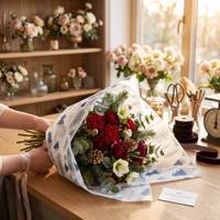 Papier de soie recyclable imprimé avec logo personnalisé, en pâte de bois, pour emballer des fleurs, du savon, des bougies et des boîtes cadeaux