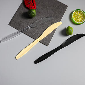 أدوات مائدة غربية عالية الجودة للاستخدام مرة واحدة من الشركات المصنعة بالجملة، طقم أدوات طعام 7 بوصات للاستخدام مرة واحدة مع تغليف مستقل - Product Image 1