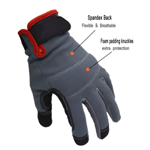 Guantes de seguridad de color personalizados Guantes de trabajo industrial de trabajo pesado de etiqueta privada - Product Image 2
