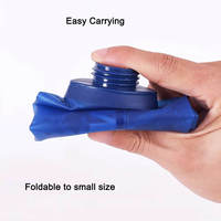 Bouteille d'eau souple pliable en TPU pour le sport, gourde souple portable avec bouchon à clapet, idéale pour l'hydratation (OEM)