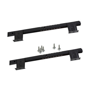Thickened Hanging Keyboard <b>Drawer</b> Slide Rails 1.8mm Silent Damping Buffer 2 Section For Desk Use - Product Image 4