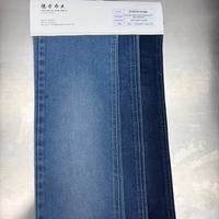 Tela Elástica de Algodón y Poliéster de 11.8 oz, 170 cm de Ancho, para Conjuntos de Mezclilla para Mujer