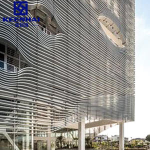 <span class=keywords><strong>ระแนง</strong></span>อลูมิเนียมใบมีดแนวตั้งแผงด้านหน้าอาคาร<span class=keywords><strong>ภายนอก</strong></span>สีขาวสำหรับผนังม่าน - Product Image 5