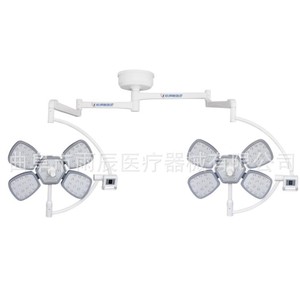 ไฟผ่าตัด LED รูปทรงกลีบดอกไม้ ปราศจากเงา 5+5 ดวง สำหรับโรงพยาบาลสัตว์ ได้รับการรับรองมาตรฐาน CE 150w - Product Image 1