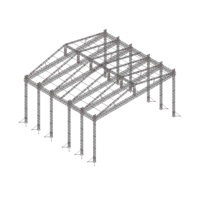 Structure en aluminium à longue portée pour l'éclairage de scène et le support d'écran LED