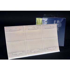 Adhésif puissant, écologique, transparent, imperméable, languettes de suspension en PET 51x50mm pour une promotion efficace en épicerie et en supermarché - Product Image 6