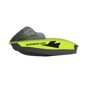 Planche de surf électrique RUSHWAVE Black Knight avec hydrofoil, longue autonomie, pagaie et pédales - Product Image 5