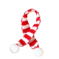 Écharpe en tissu pour animaux de compagnie, pendentif chauffe-cou rectangulaire DIY, motif ours en peluche mini jouet, décoration moderne et tendance pour arbre de Noël, style transfrontalier