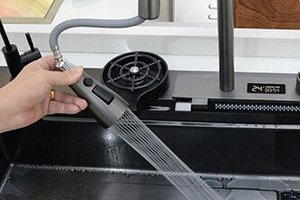 Fregadero de Cocina Inteligente con Pantalla Digital y Grifo Cascada, Nueva Tendencia 2026, Ideal para Hoteles y Cocinas con Lavabo Sobre Encimera - Product Image 6