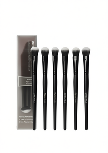 Set di Pennelli per Trucco Crenpall PZ X600 6 Pezzi Pennello per Polvere in Nylon con Manico Rotondo in Legno - Product Image 1