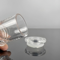 Contenants de luxe recyclables de 50 ml, 120 ml, 180 ml, 290 ml, pots à bougies en verre givré personnalisés vides avec couvercle et emballage en boîte