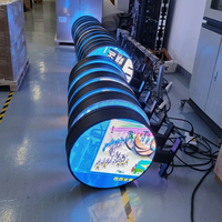 LED-Runddisplay-Bildschirm Maßgefertigte Digitale Beschilderung LED-Videowand-Panels für Einzelhandelsgeschäfte Markenpromotion Werbeschild Werbetafel