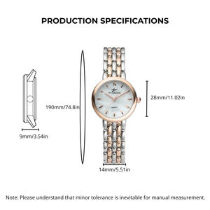 <span class=keywords><strong>Montre</strong></span> pour femme RICECCO, délicate, minimaliste, ronde, étanche, à quartz, <span class=keywords><strong>en</strong></span> <span class=keywords><strong>or</strong></span> rose, <span class=keywords><strong>montre</strong></span> de bureau décontractée pour femme - Product Image 2