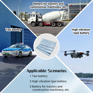 Độ xốp cao bền 126*158 *(0.8 + gm0.4) * 0.25mm kích thước tùy chỉnh Composite PE + Kính Mat chì-axit Pin tách phong bì - Product Image 3