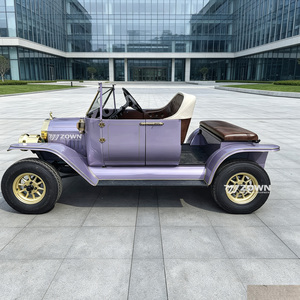 Voiture électrique de tourisme classique vintage à maniabilité flexible, chariot rétro peu encombrant pour les rues étroites des vieilles villes - Product Image 1