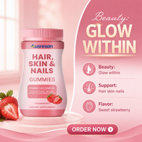 VitaSpring Biotine Cheveux Peau Ongles Gummies Bonbons Vitamines C E pour Adultes Suppléments Éclaircissants pour la Peau Collagène Cheveux Peau Ongles Gummies