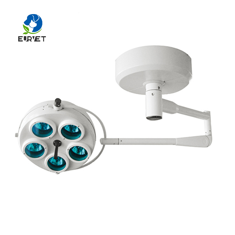 EUR VET High Quality Veterinary LED Surgery Lamp Metal Construction Durable Adjustable Ceiling Lamp for Animal Hospitals