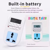Digitaler Timer-Stecker Programmier bare Licht-Timer-Steckdose UK-Stecker-Timer-Schalter Countdown-Geräte Energie sparer