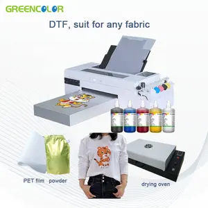 Prezzo di fabbrica vendita calda DTF Print stampante UV DTF con testina di stampa EP L1800 con Software