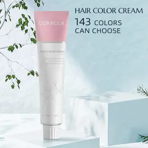 Prodotti professionali per il colore dei capelli di fabbrica popolare 143 colori per capelli Color crema colorante per capelli per il salone